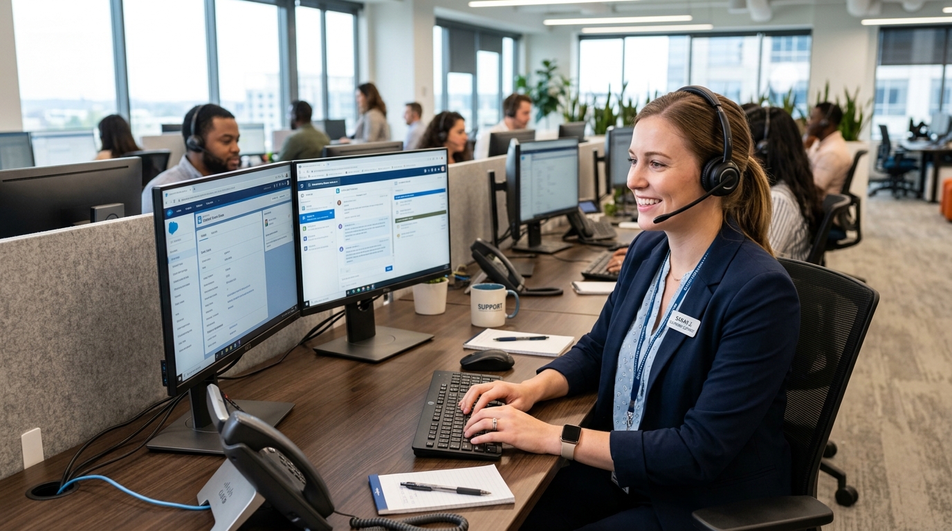 Ilustrasi Layanan AI Customer Service